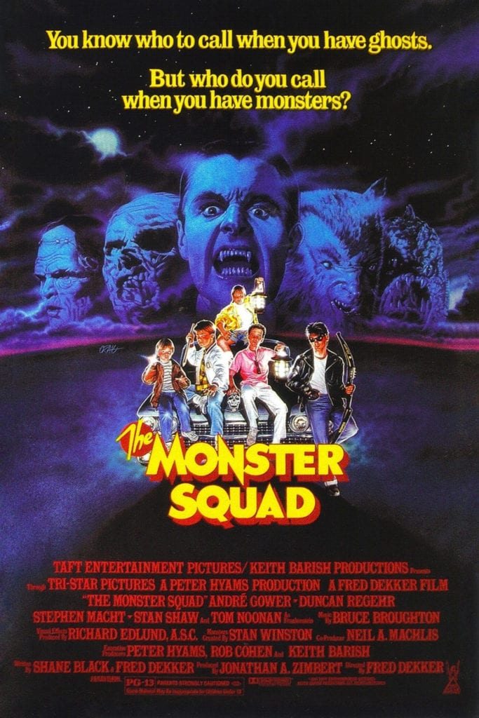 the monster squad movie poster